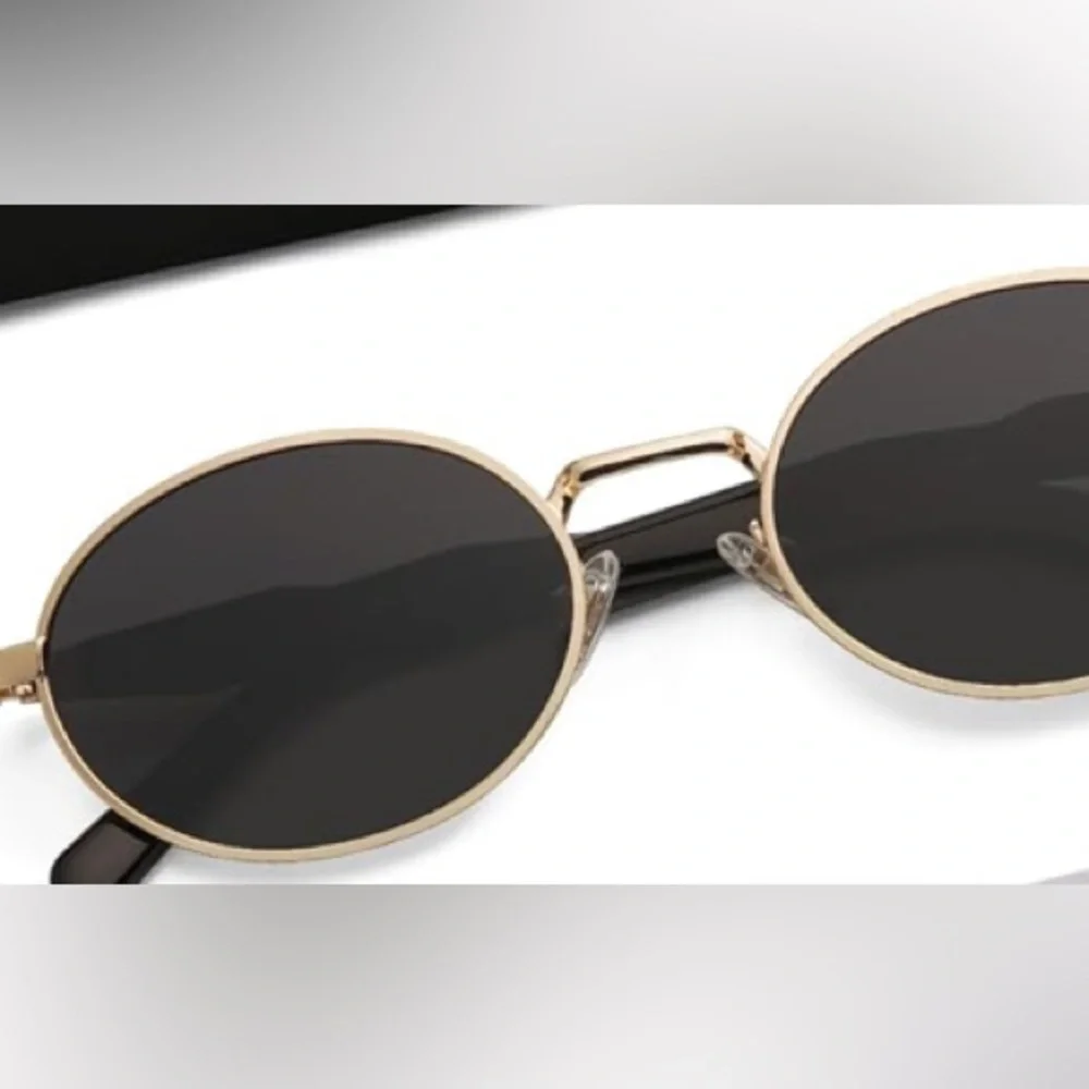 RETRO DARK Gray Oval Sunglasses FOR WOMAN *NEW*